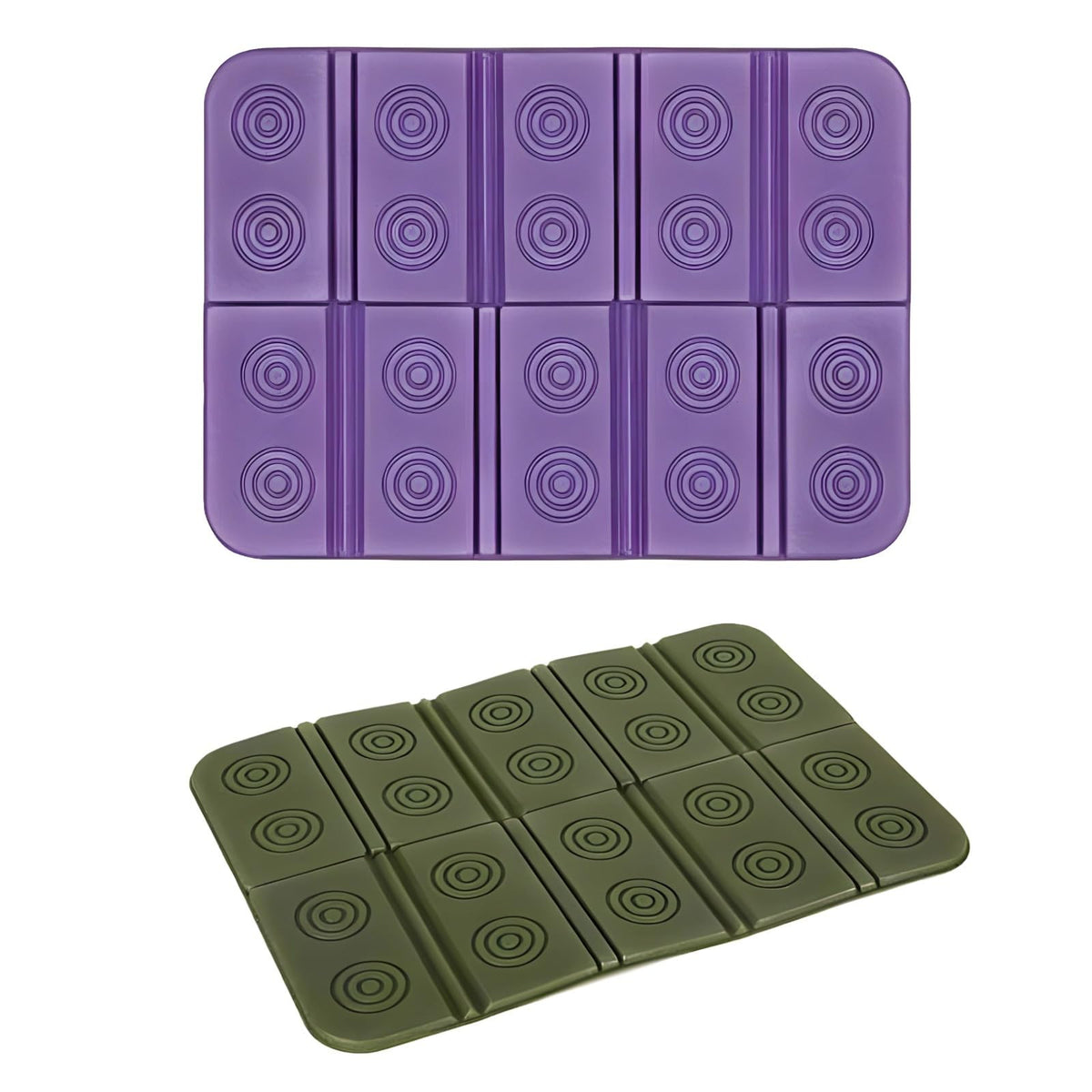 2 Pcs Waterproof Foam Camping Mat and Seat Cushion X660430
