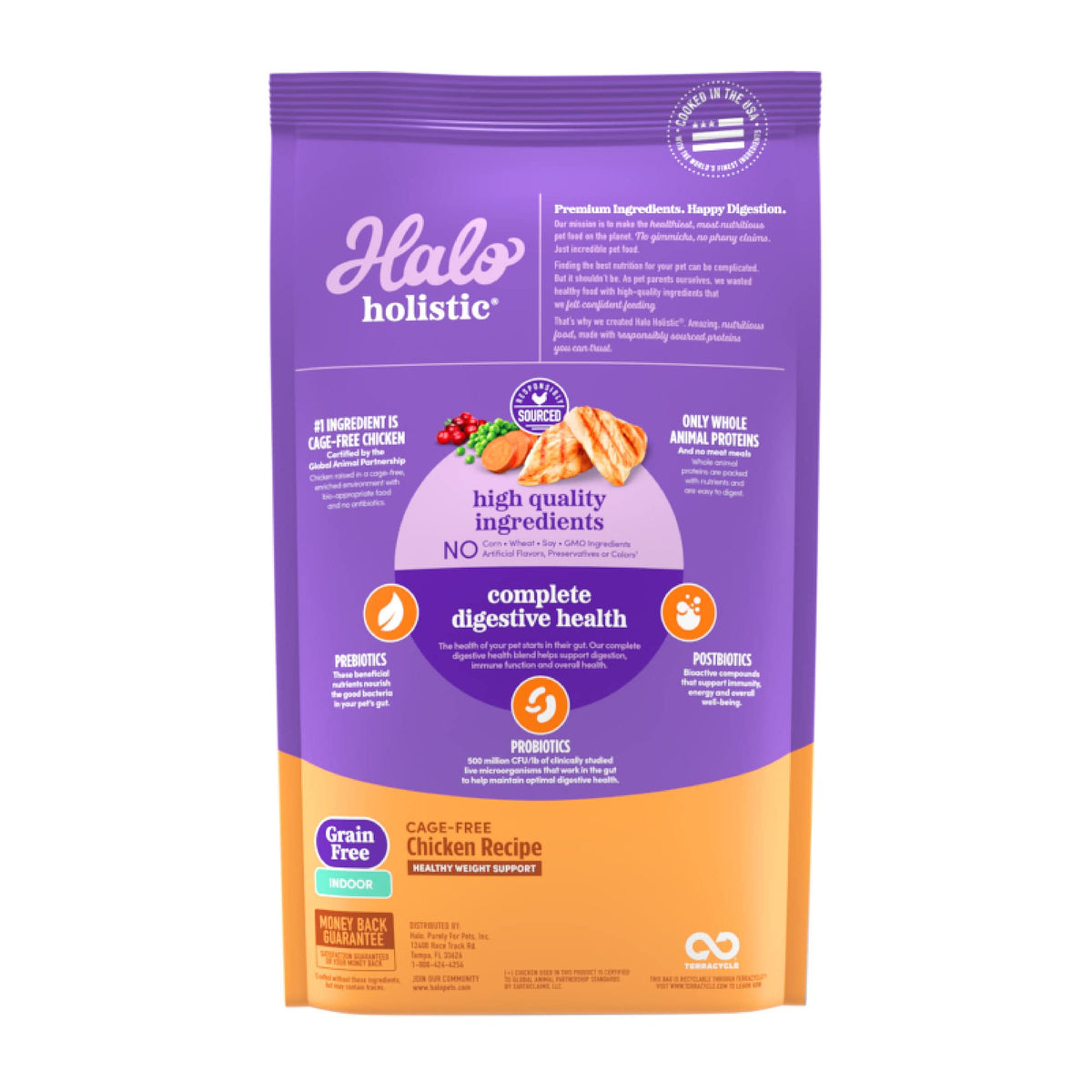 Indoor Dry Cat Food Cage-Free Chicken 6 lb W4488