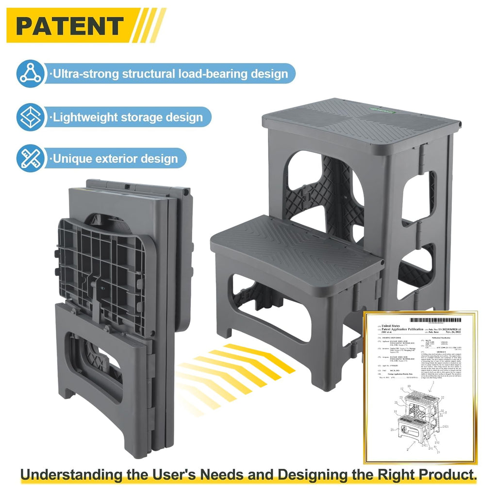 Folding 2-Step Non-Slip Step Stool M630825