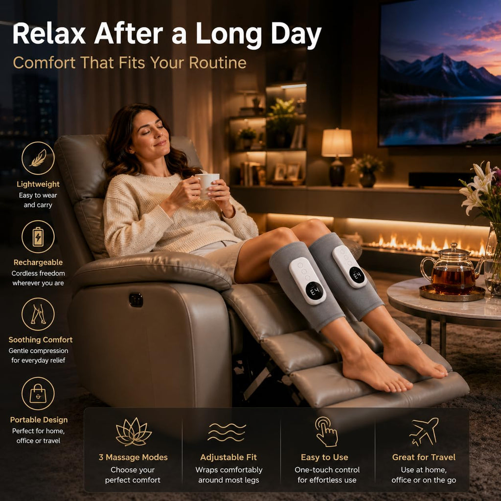 Cordless Air Massage Kneading Leg Massager B6773