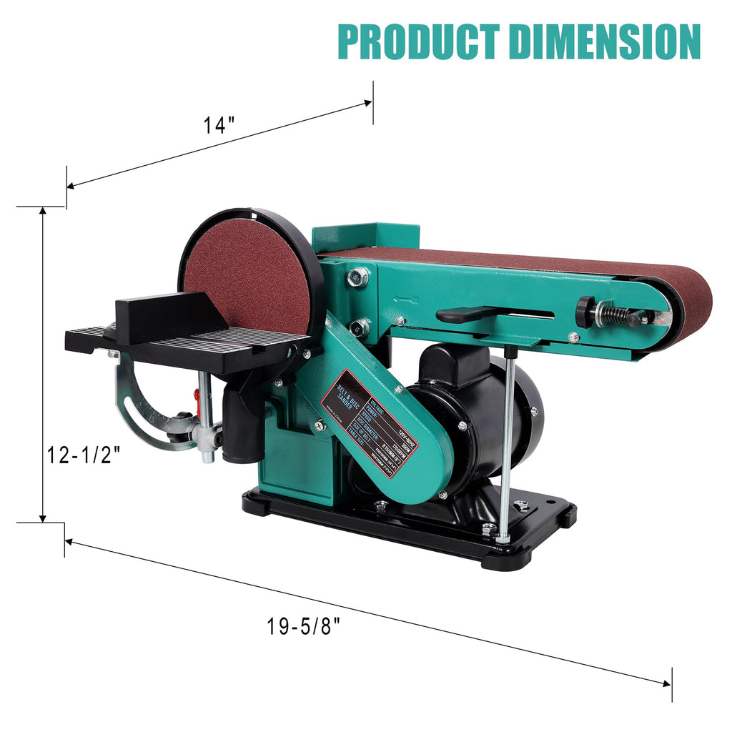 4x36 Inch Belt and 6 Inch Disc Benchtop Sander F6744