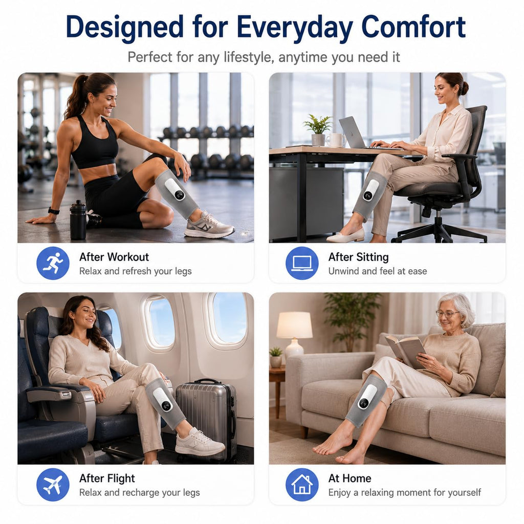 Cordless Air Massage Kneading Leg Massager B6773