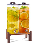 2.2 Gallon Glass Drink Dispenser with Stand V2521