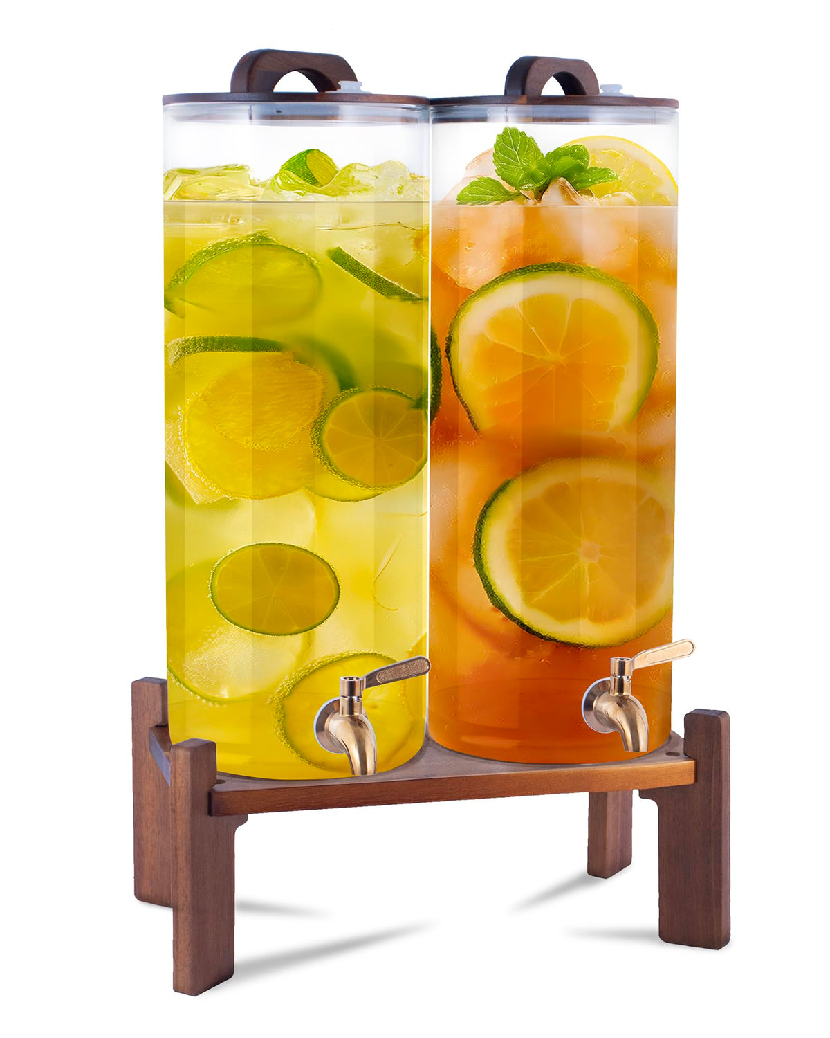 2.2 Gallon Glass Drink Dispenser with Stand V2521