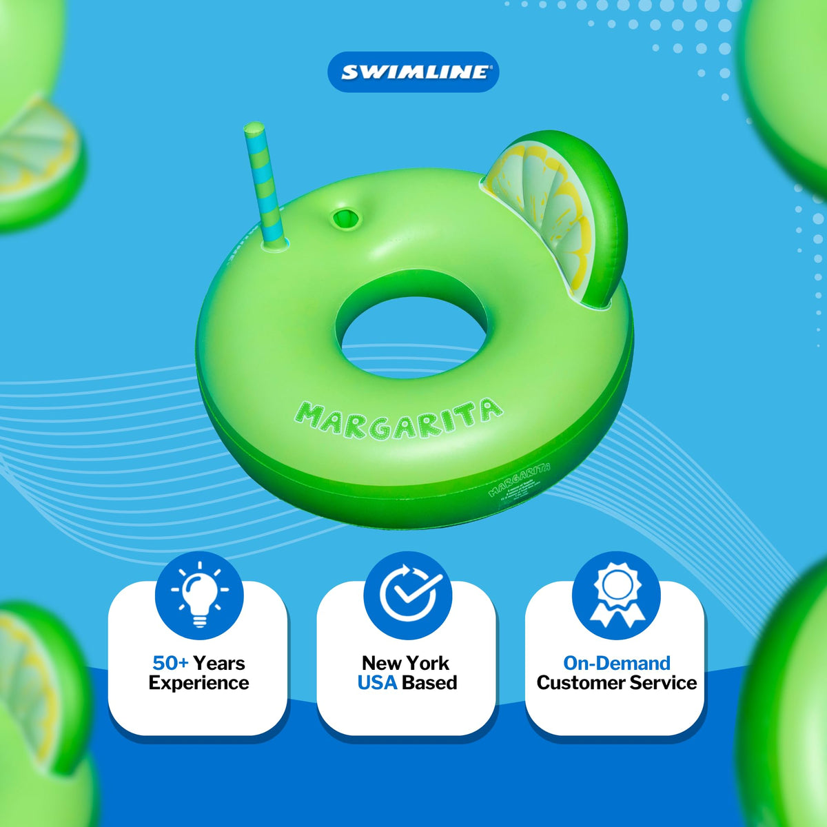 Inflatable Vinyl Pool Ring D801499