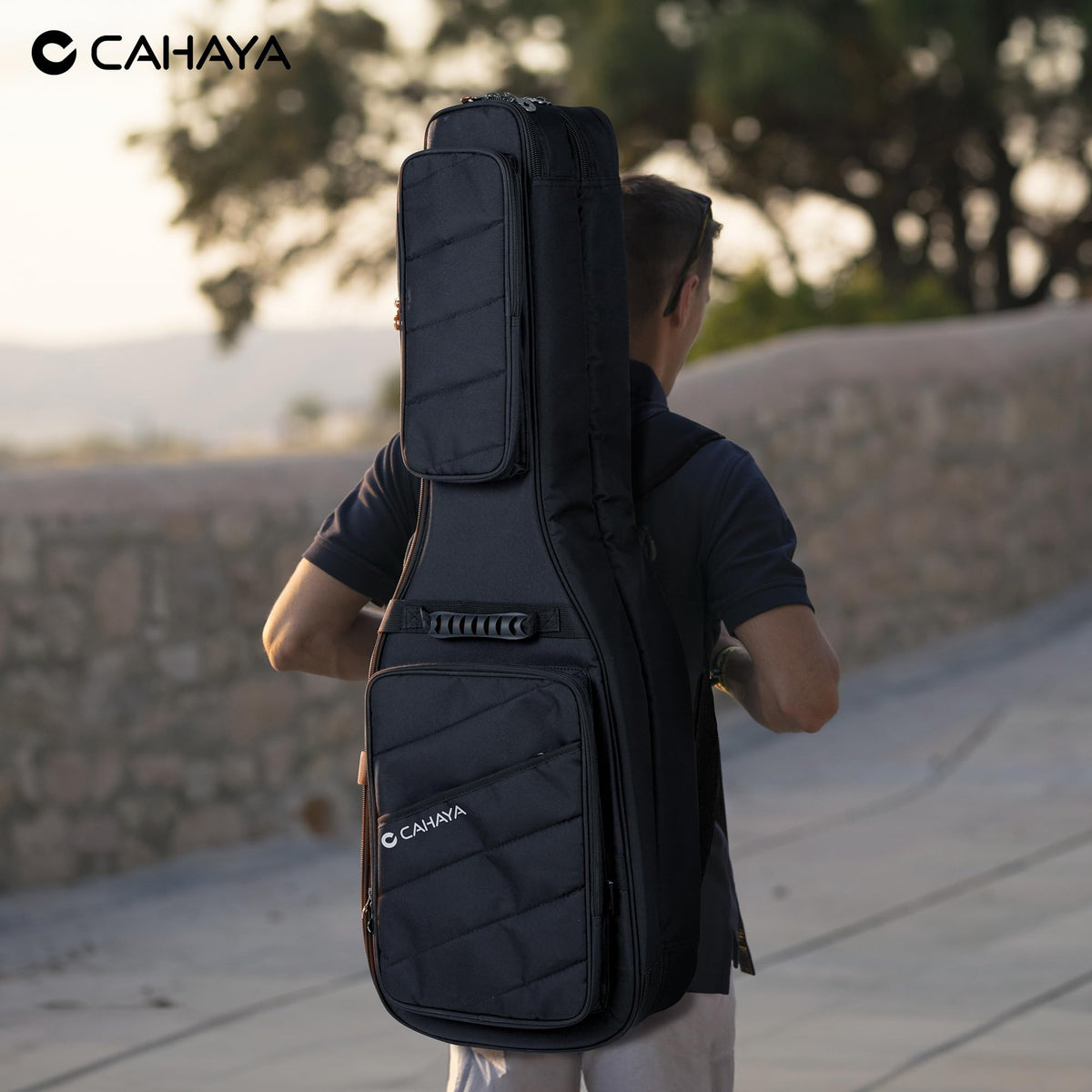 Padded Soft Electric Guitar Gig Bag Black W6004