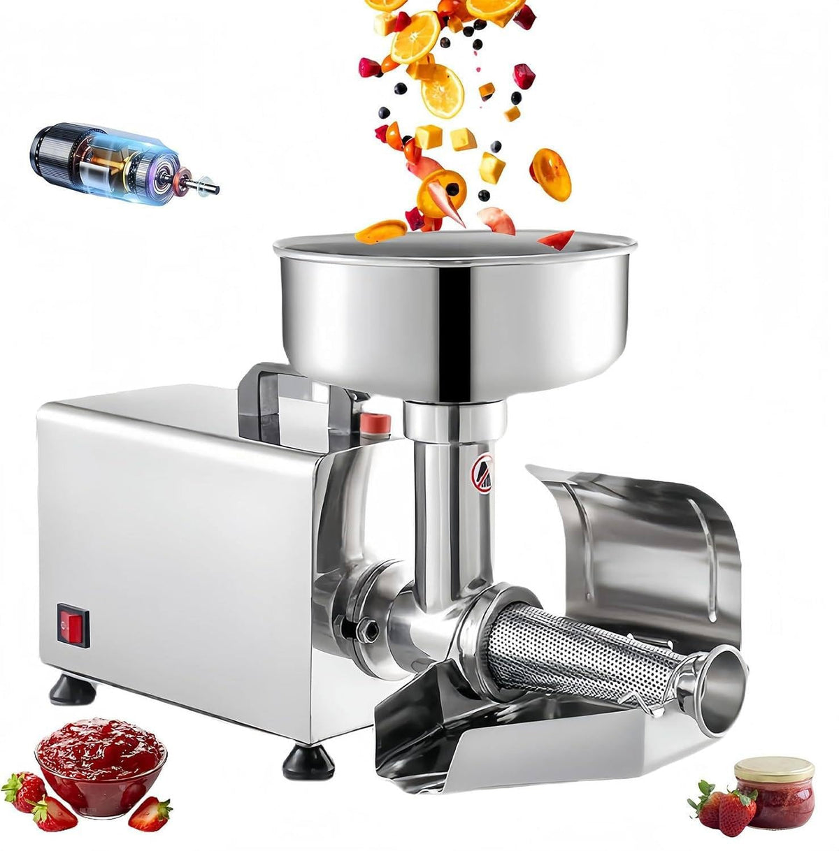 450W Electric Tomato Strainer and Press Stainless Steel O45590