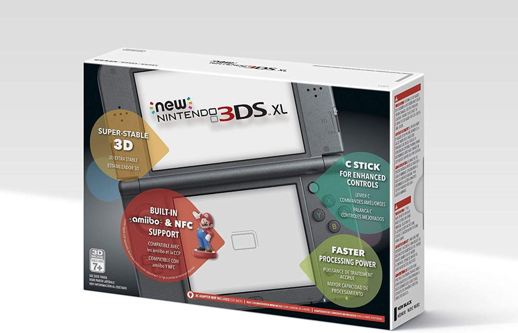 Black Handheld Console and AC Adapter Y215