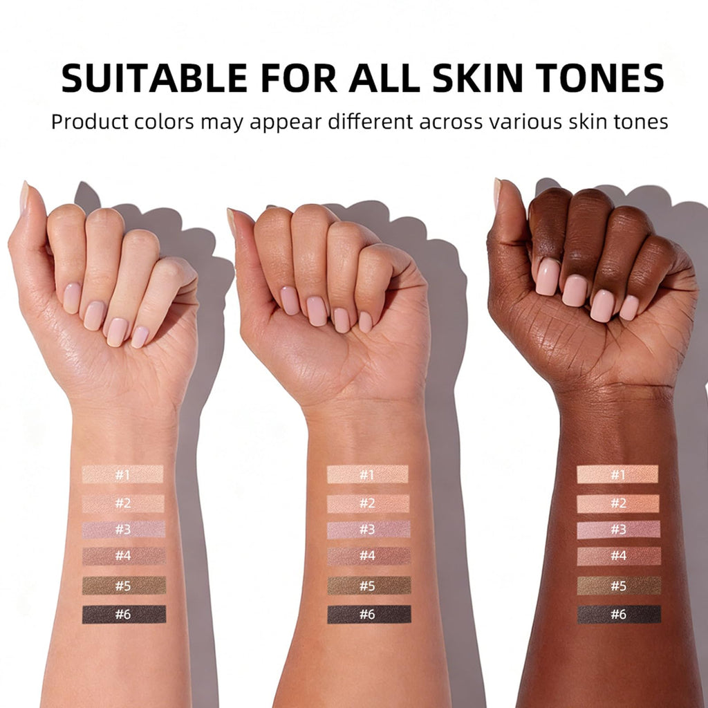 6 Color Matte Neutral Eyeshadow Palette J628681