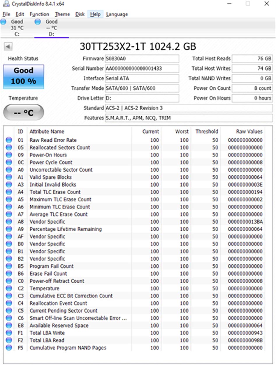 1TB 2.5 Inch SATA III Internal SSD Q9011
