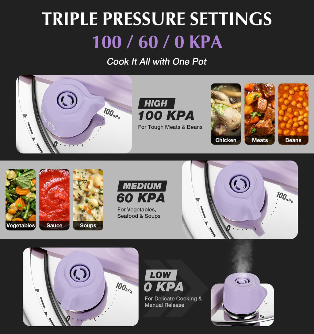 Small Stainless Steel Pressure Cooker 3.2 Quart R133456