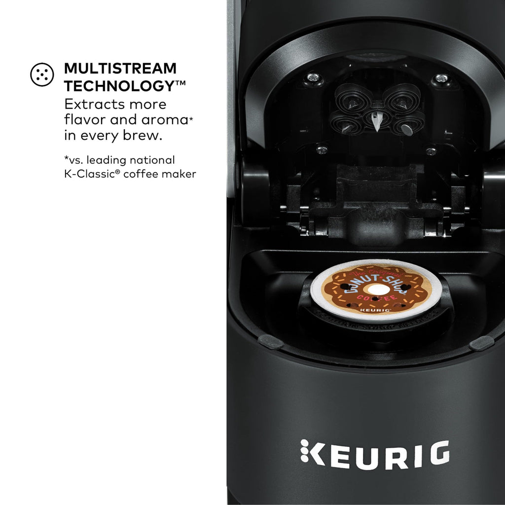 Single Serve K-Cup Pod Coffee Maker, 4 Brew Sizes, Black O22602