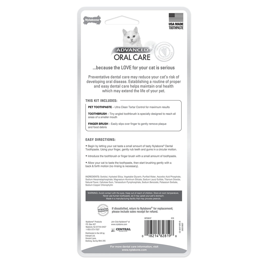 Advanced Oral Care Cat Dental Kit 3 Count O918078