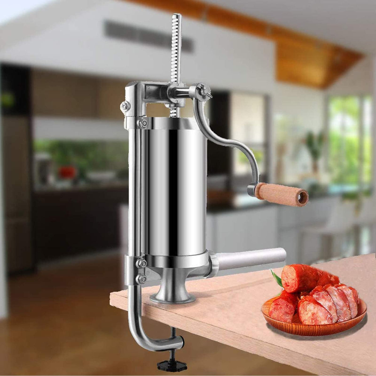 2.5 LBS Vertical Manual Sausage Stuffer P944143