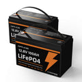 12V 100Ah LiFePO4 Lithium Battery 2 Pack L9802