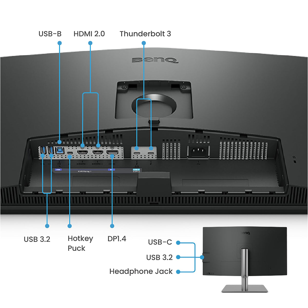 32 Inch 4K IPS Black UHD Thunderbolt Monitor R1117
