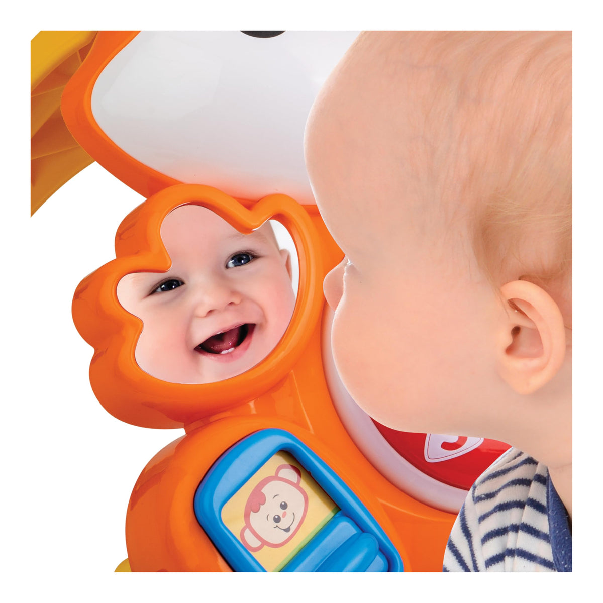 2-in-1 Baby Push Walker & Ride-On with Shape Sorter J508197