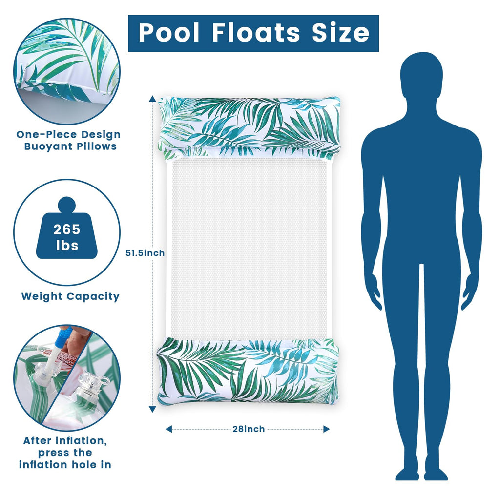 2 Pack Inflatable Pool Floats C8993