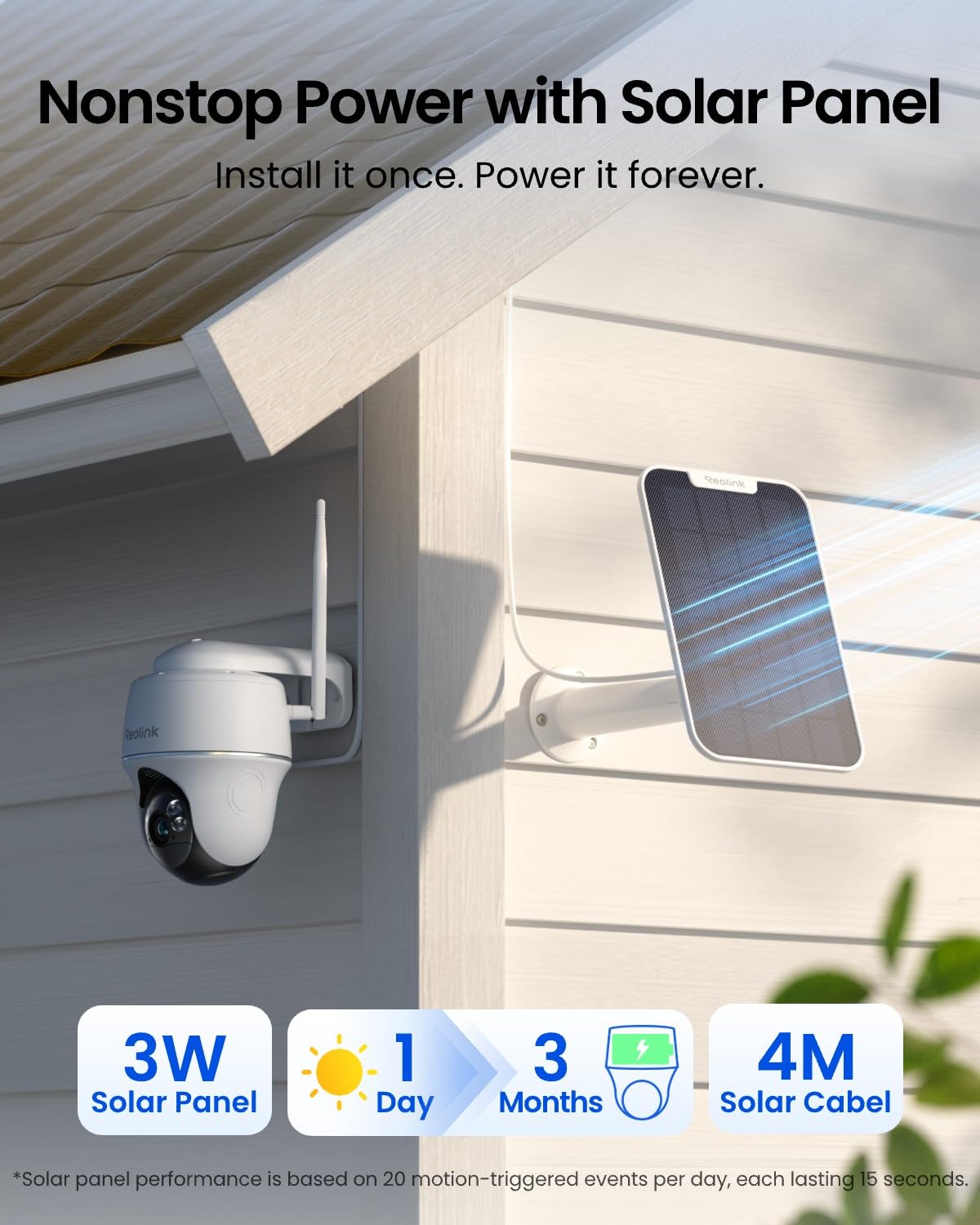 Solar Security Cameras Wireless Outdoor 360° Coverage Z259147