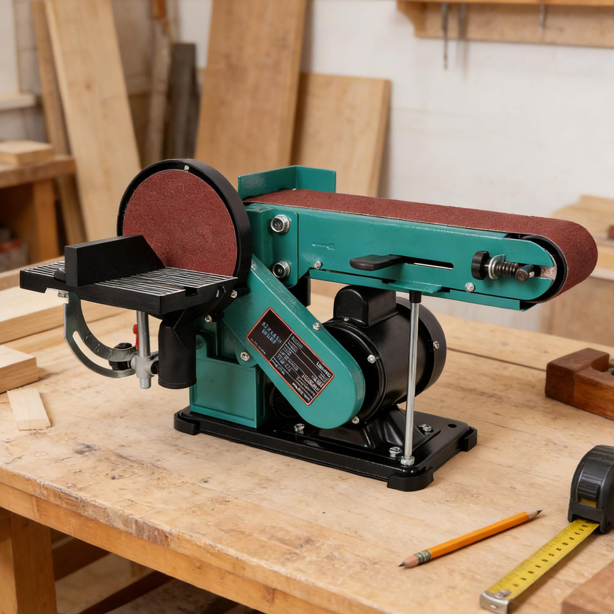 4x36 Inch Belt and 6 Inch Disc Benchtop Sander F6744