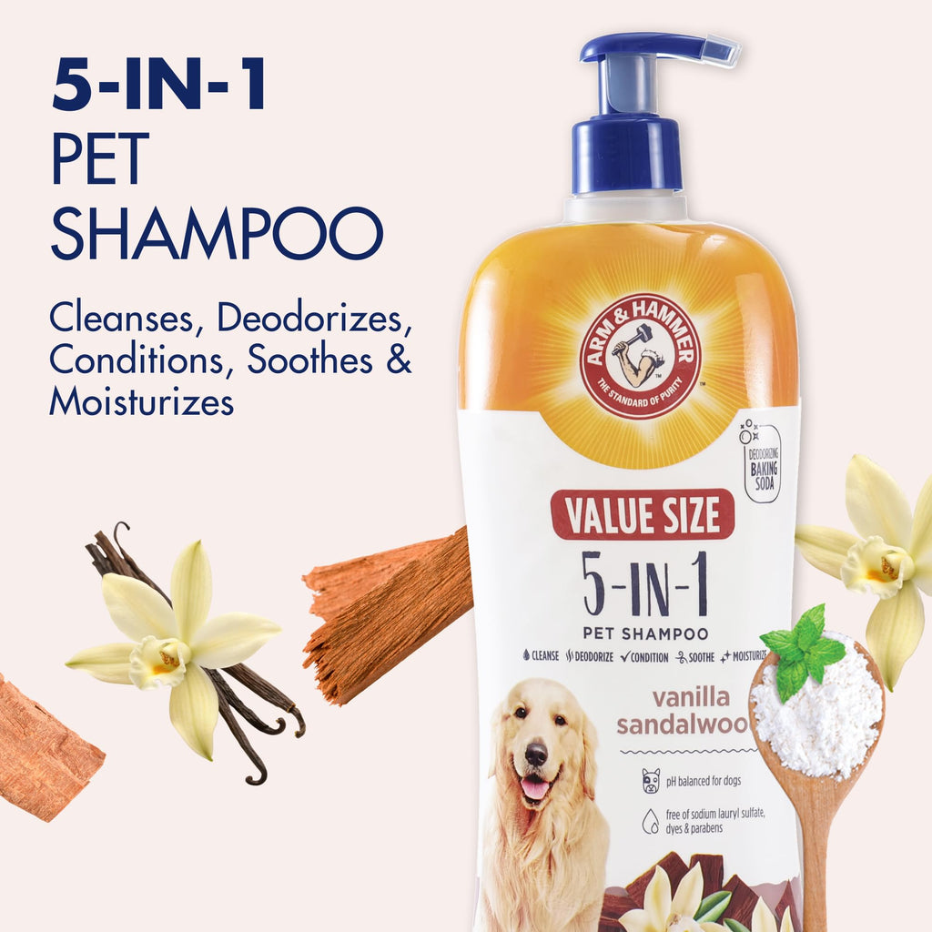 Vanilla Sandalwood Dog Shampoo 32 Fl Oz U819516