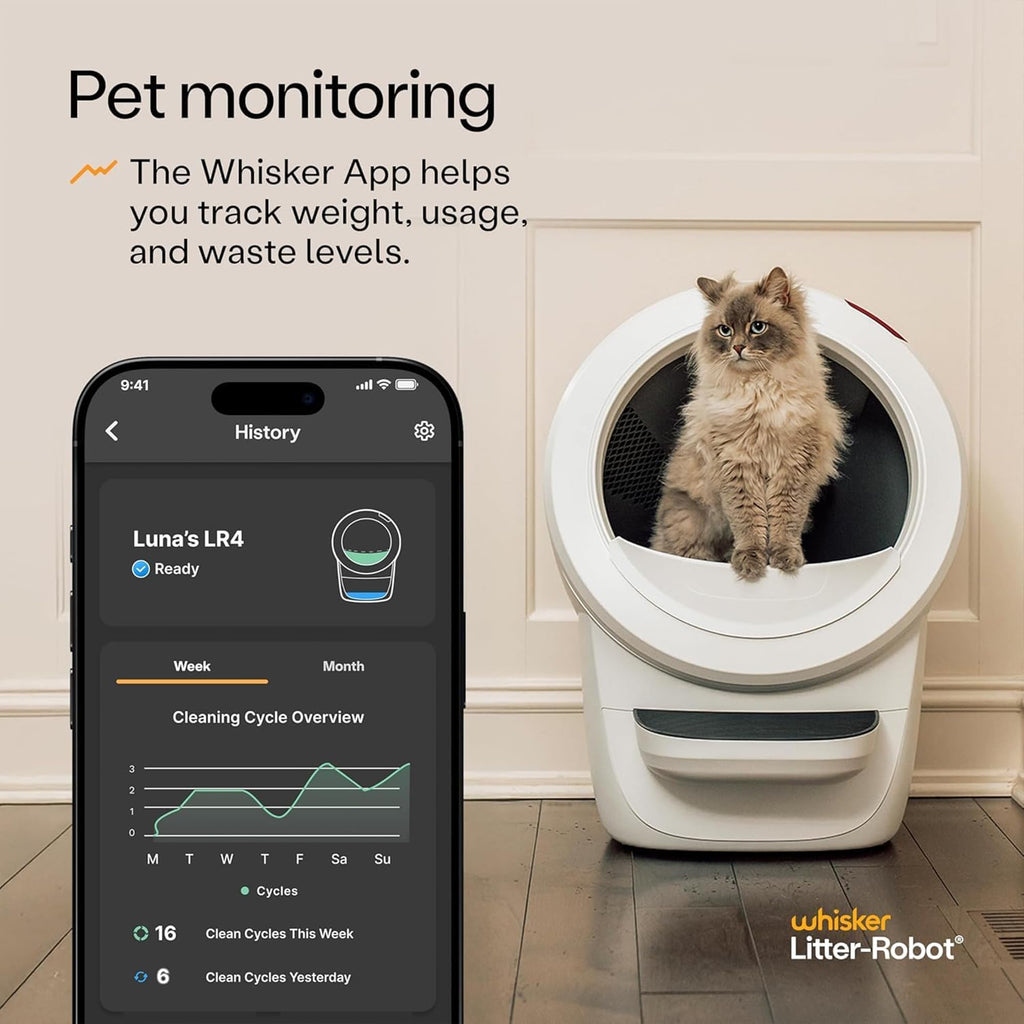 White Automatic Litter Box X45593
