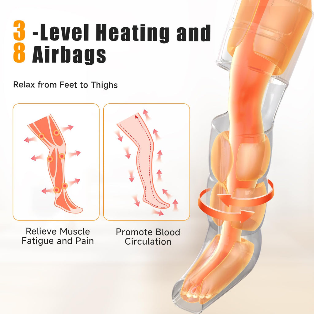 Leg Compression Massager with Heat Y2573