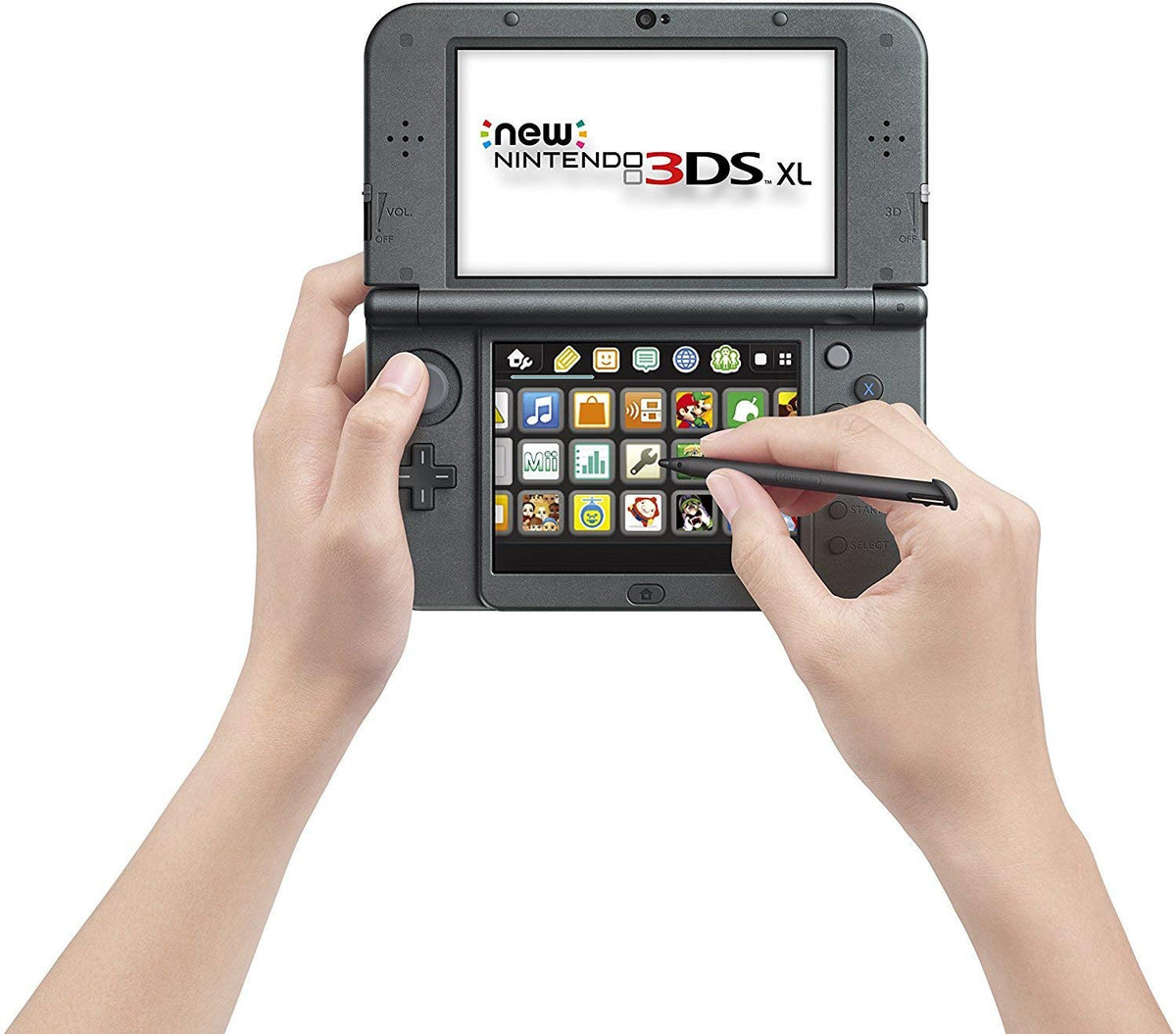 Black Handheld Console and AC Adapter Y215