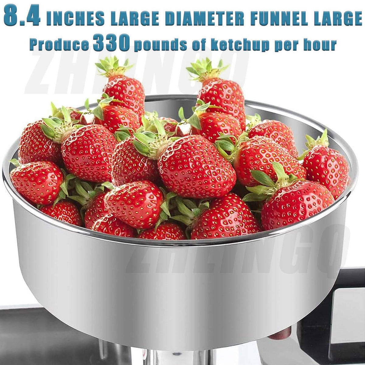 450W Electric Tomato Strainer and Press Stainless Steel O45590