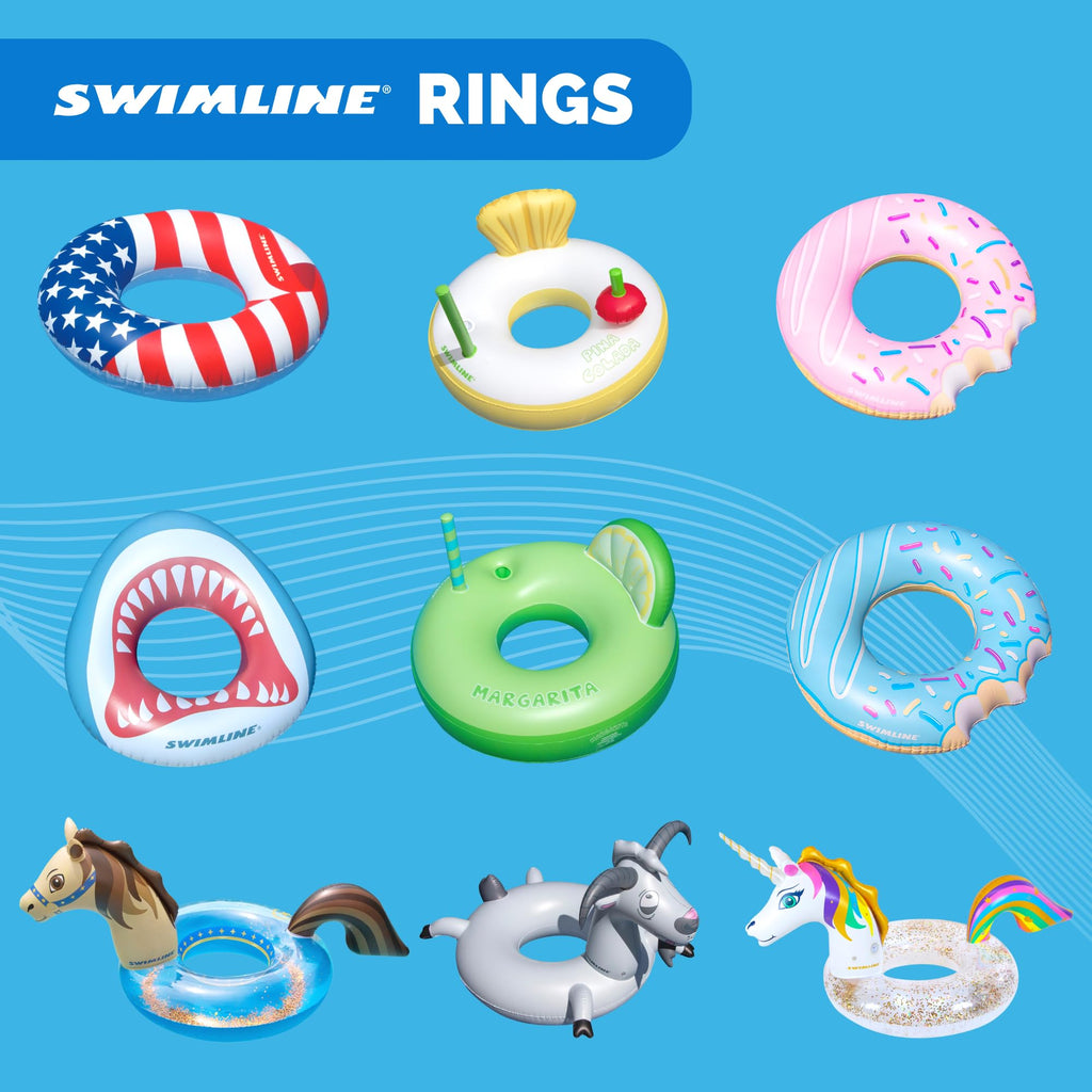 Inflatable Vinyl Pool Ring D801499
