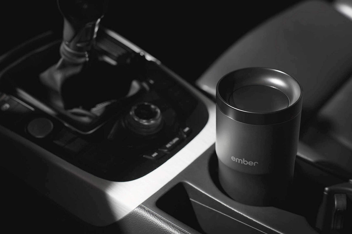 Black 12 Ounce Temperature Control Travel Mug L1470