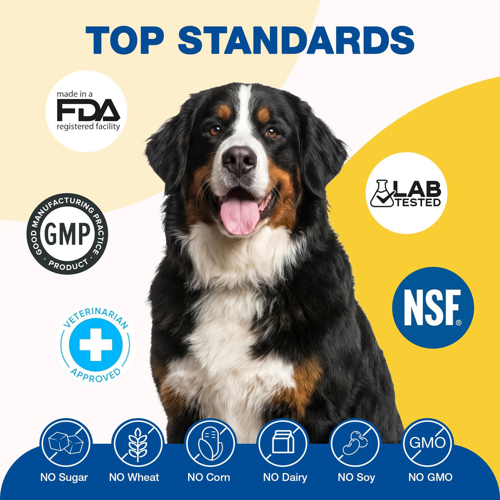 Natural Flea and Tick Chewables for Dogs, 180 Soft Chews E1428