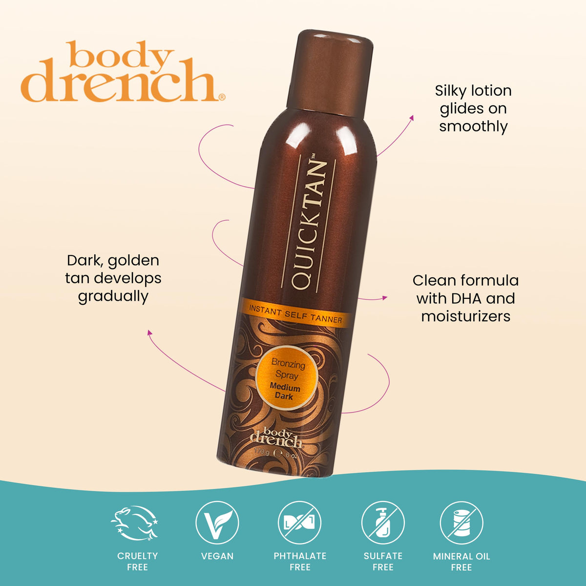 6 oz Self Tanner Bronzing Spray D693271