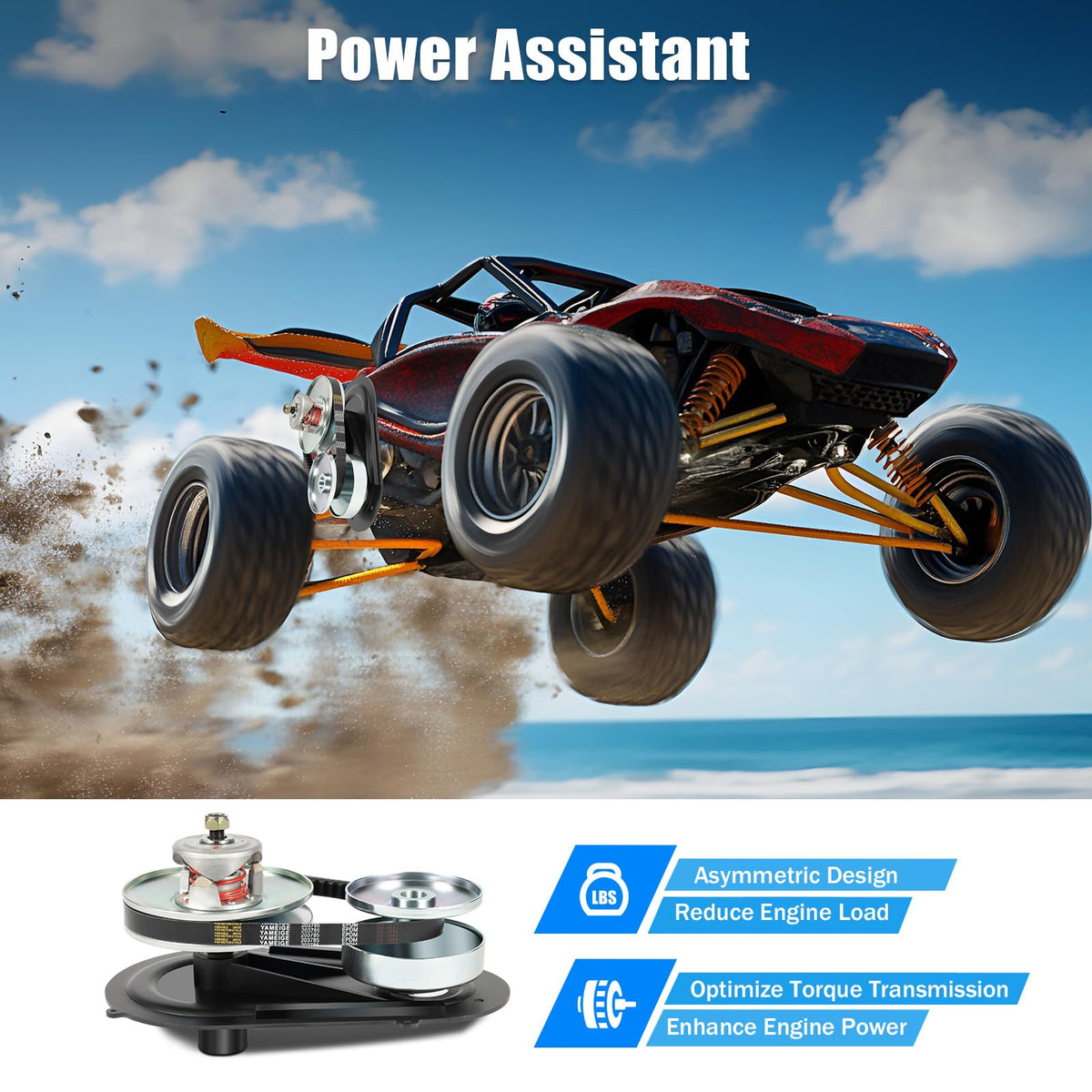 40 Series Torque Converter Kit, 3/4 Inch Driver 10 Tooth and 12 Tooth Chain Drive E899873