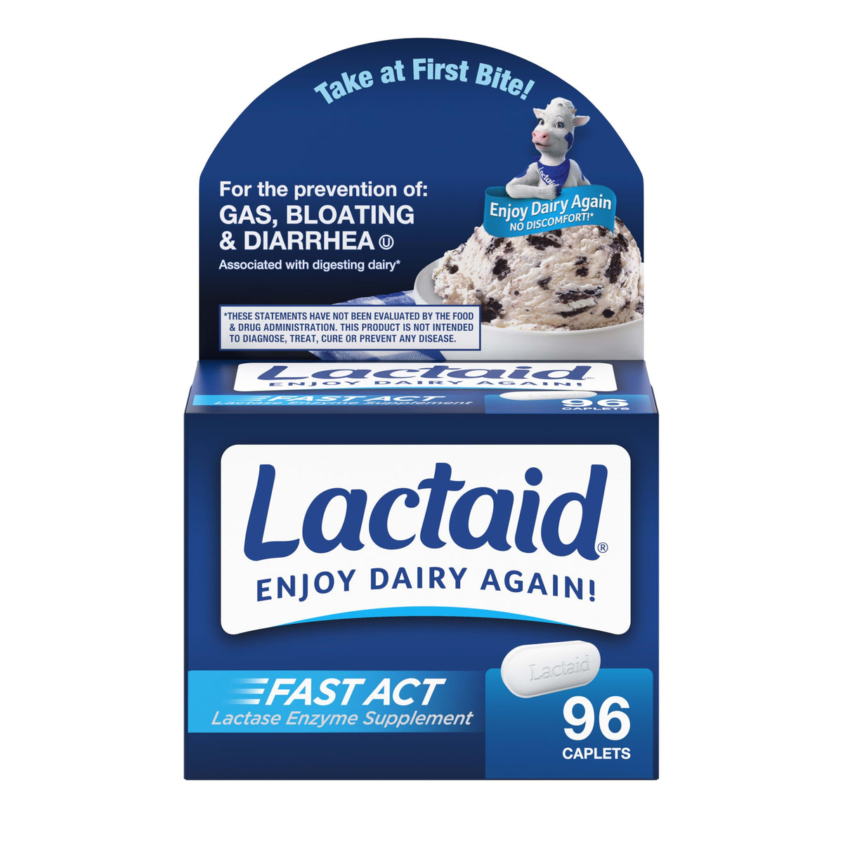 Lactase Enzyme Caplets 96 Ct V460
