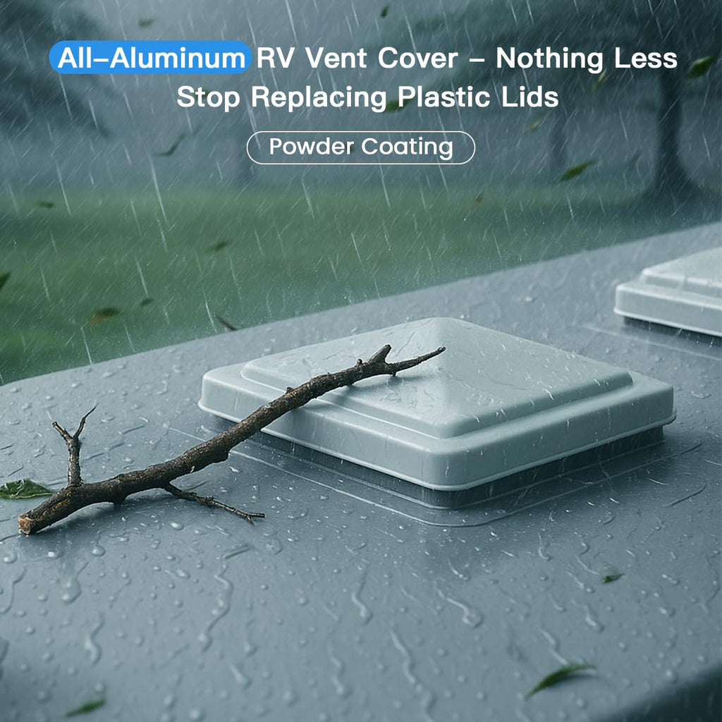 Aluminum RV Roof Vent Cover 14x14 In D255