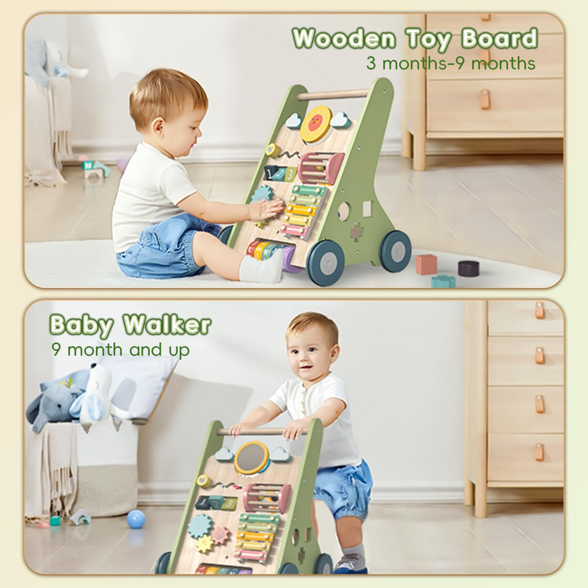Wooden Baby Walker J153720