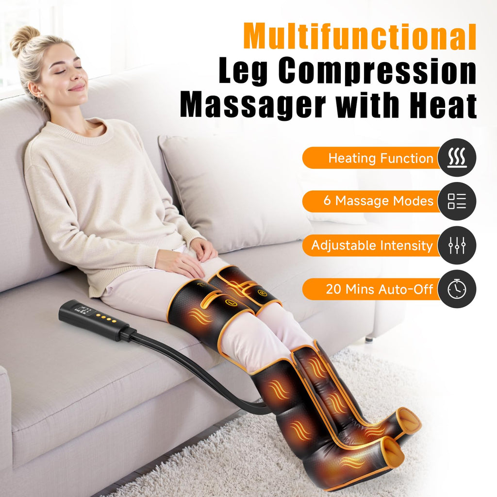 Leg Compression Massager with Heat Y2573
