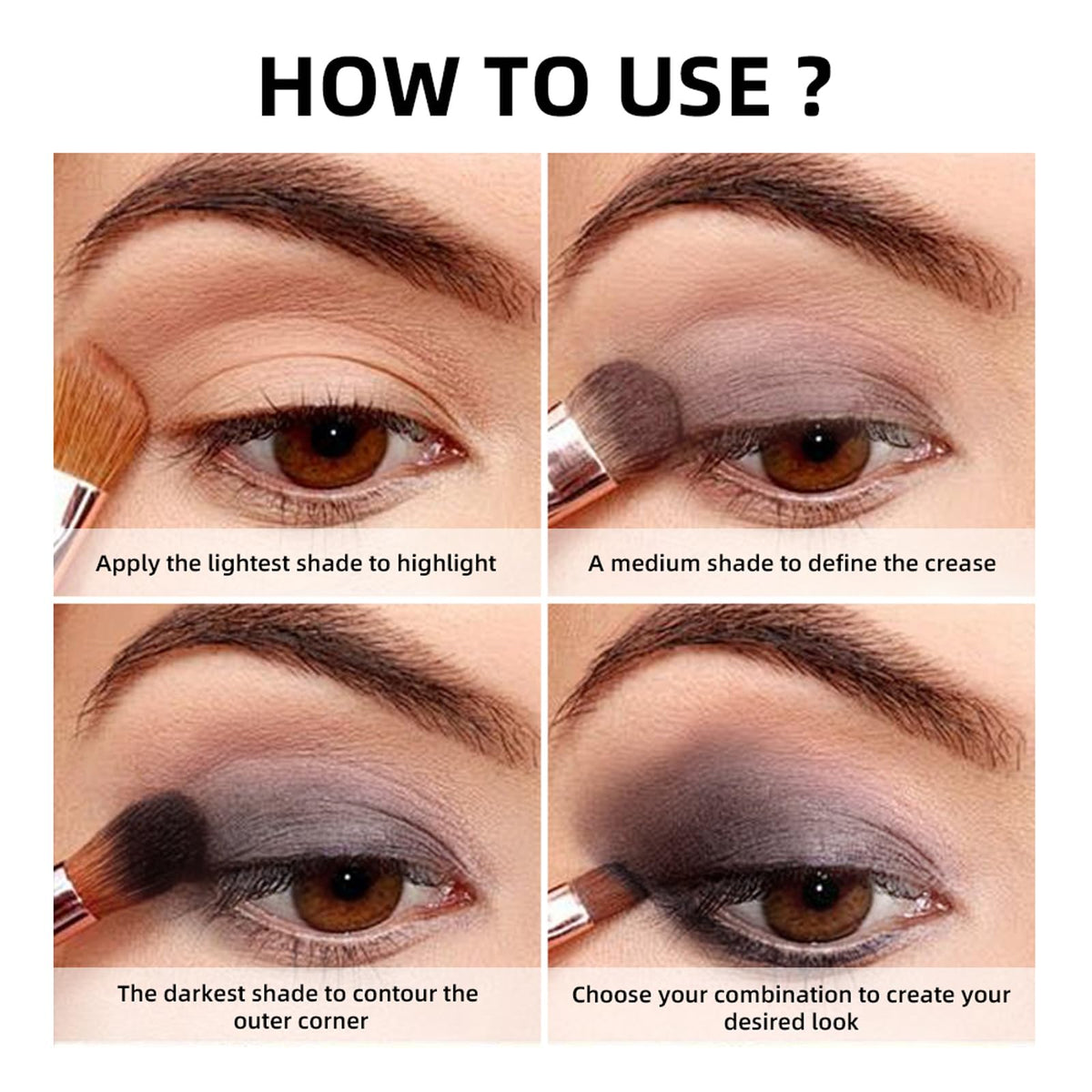 6 Color Matte Neutral Eyeshadow Palette J628681