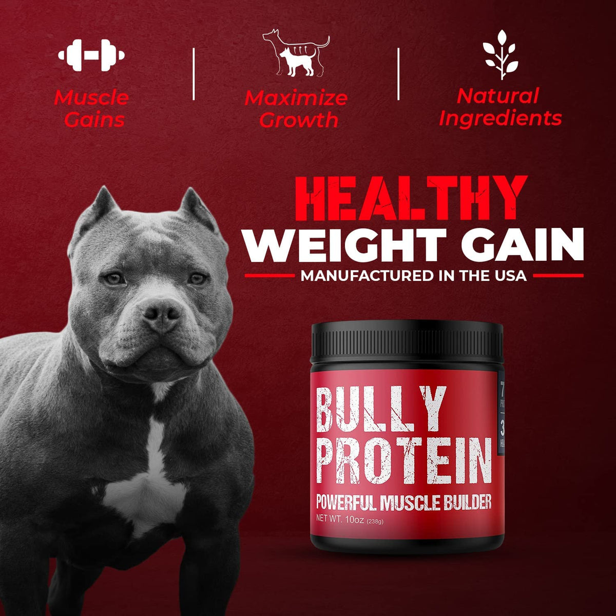 Real Meat Protein Powder for Dogs 60 Servings A601375