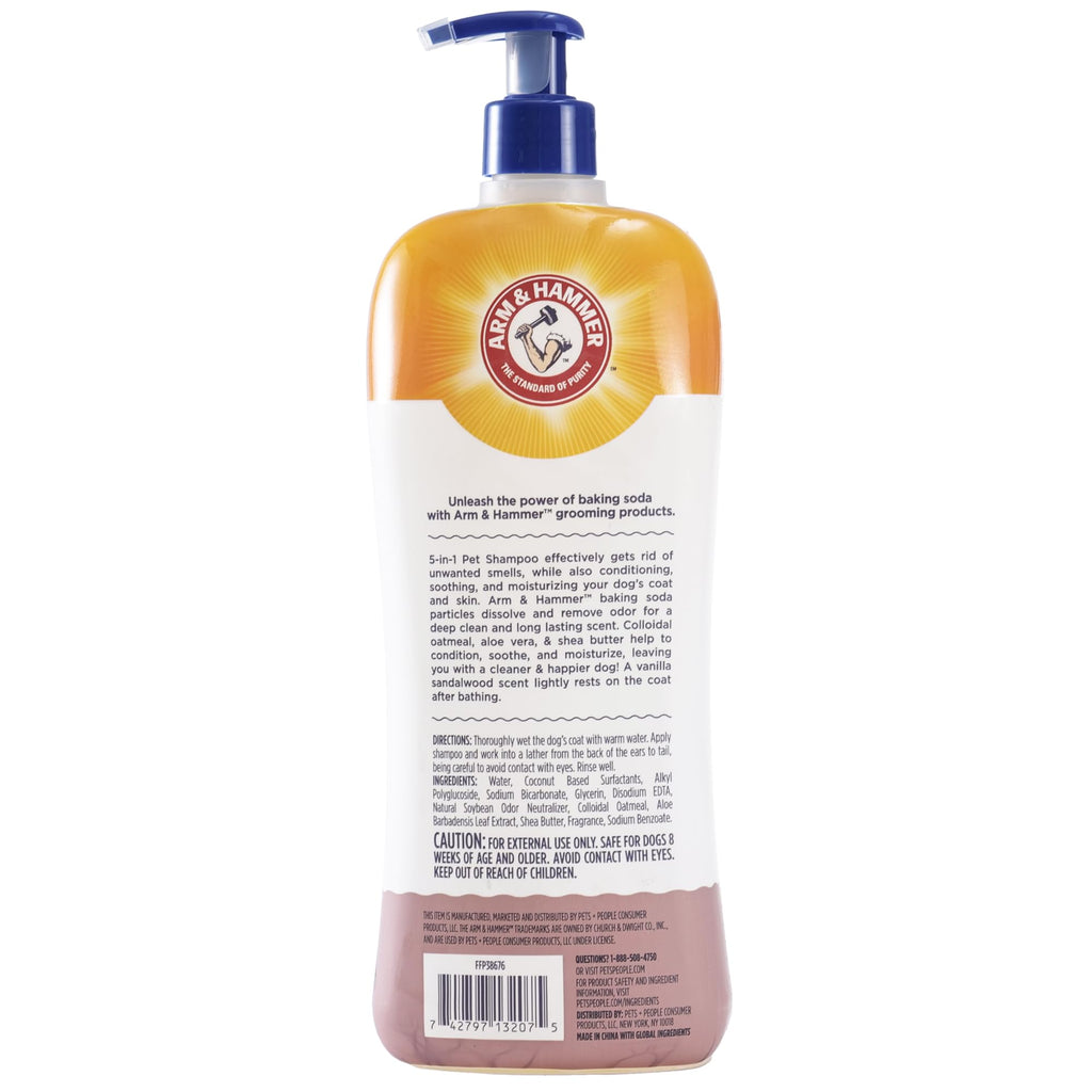 Vanilla Sandalwood Dog Shampoo 32 Fl Oz U819516