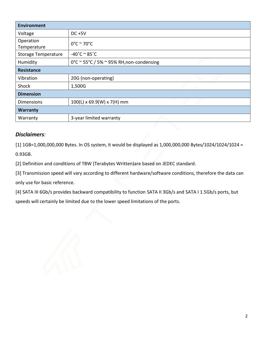 1TB 2.5 Inch SATA III Internal SSD Q9011