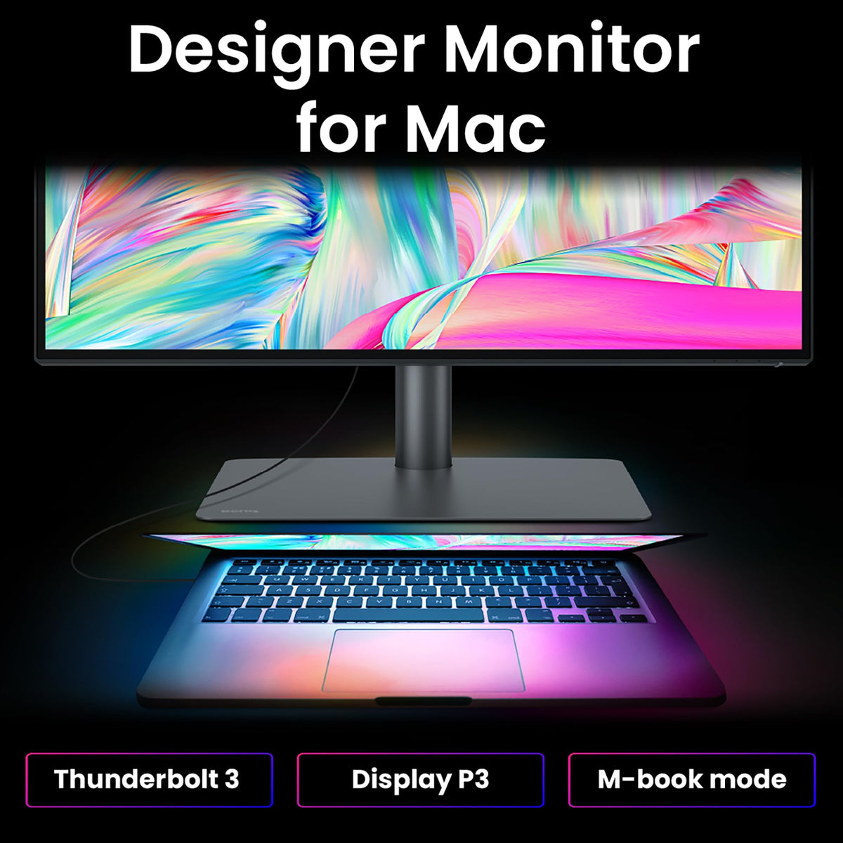 32 Inch 4K IPS Black UHD Thunderbolt Monitor R1117