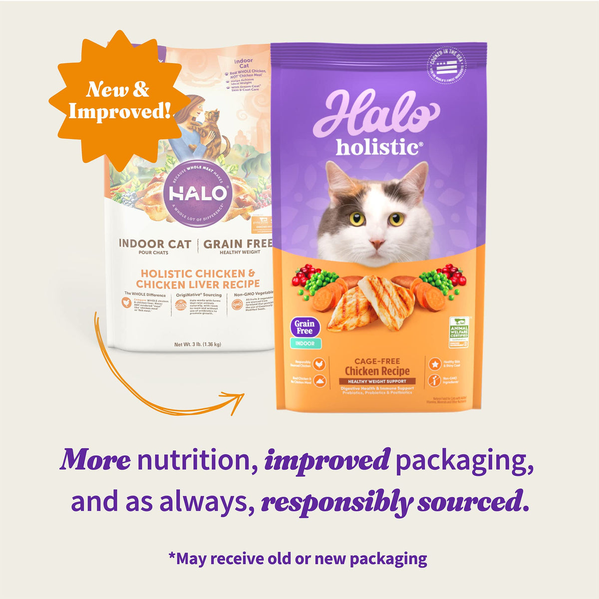 Indoor Dry Cat Food Cage-Free Chicken 6 lb W4488