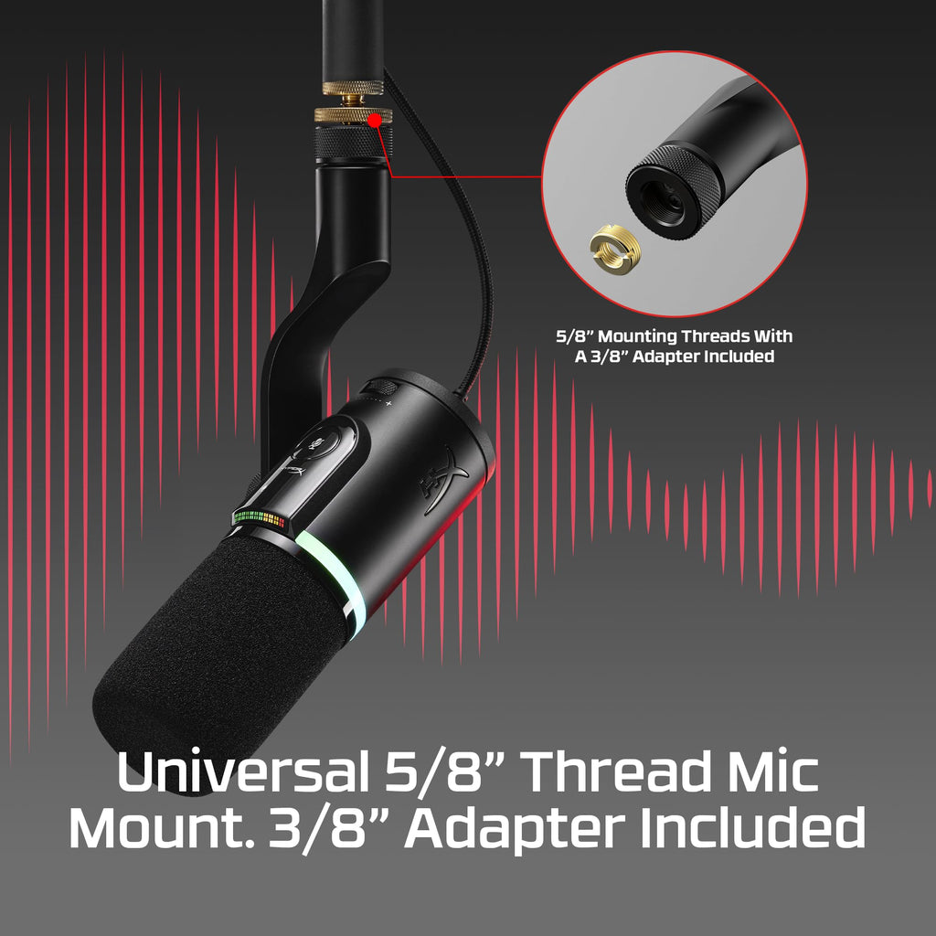 Black XLR USB Dynamic Microphone J779836