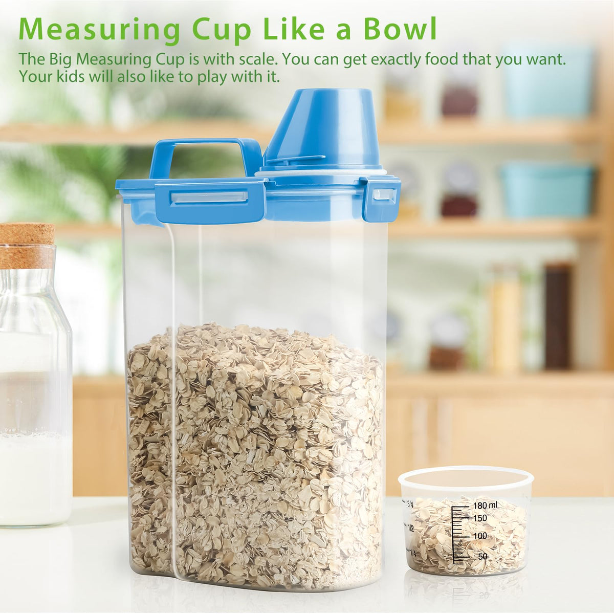 Airtight Rice Storage Container with Measuring Cup Y29157
