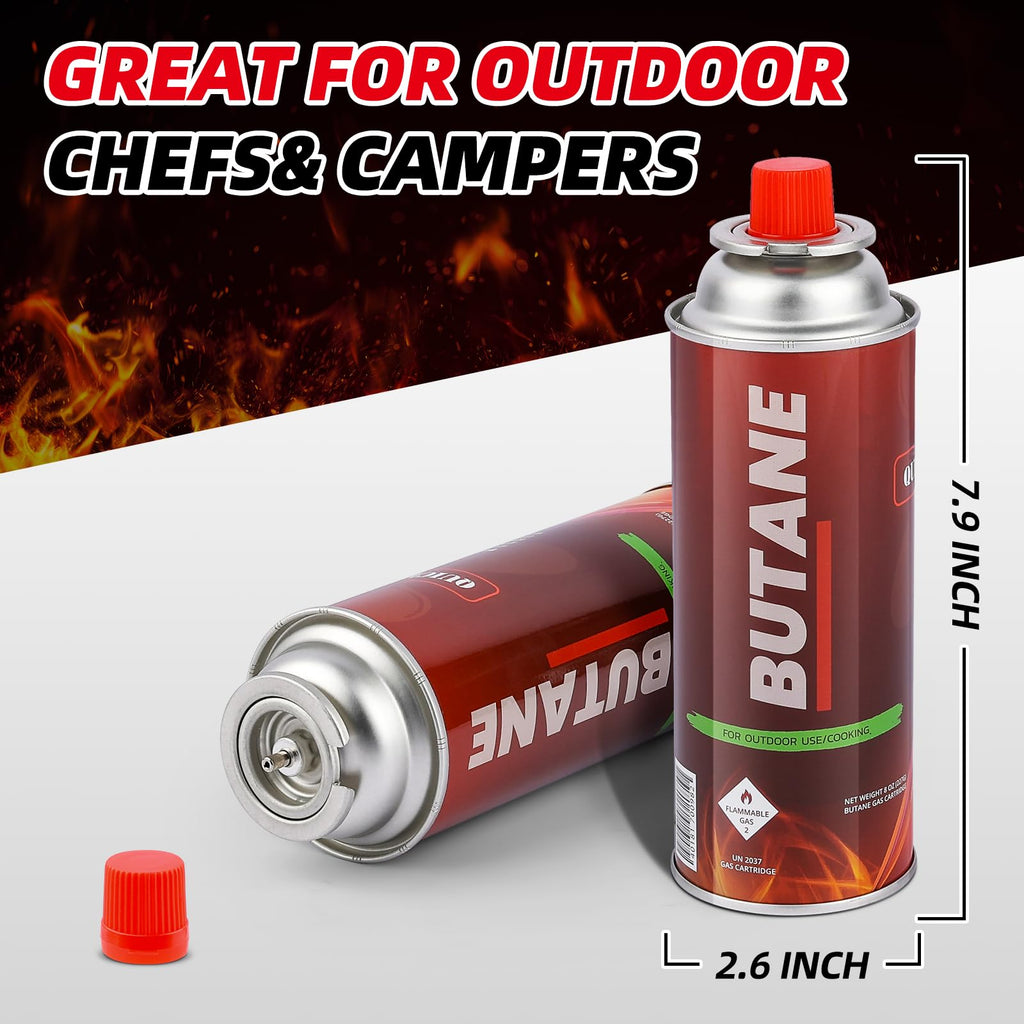 8oz Butane Fuel Canisters Pack of 4 G504