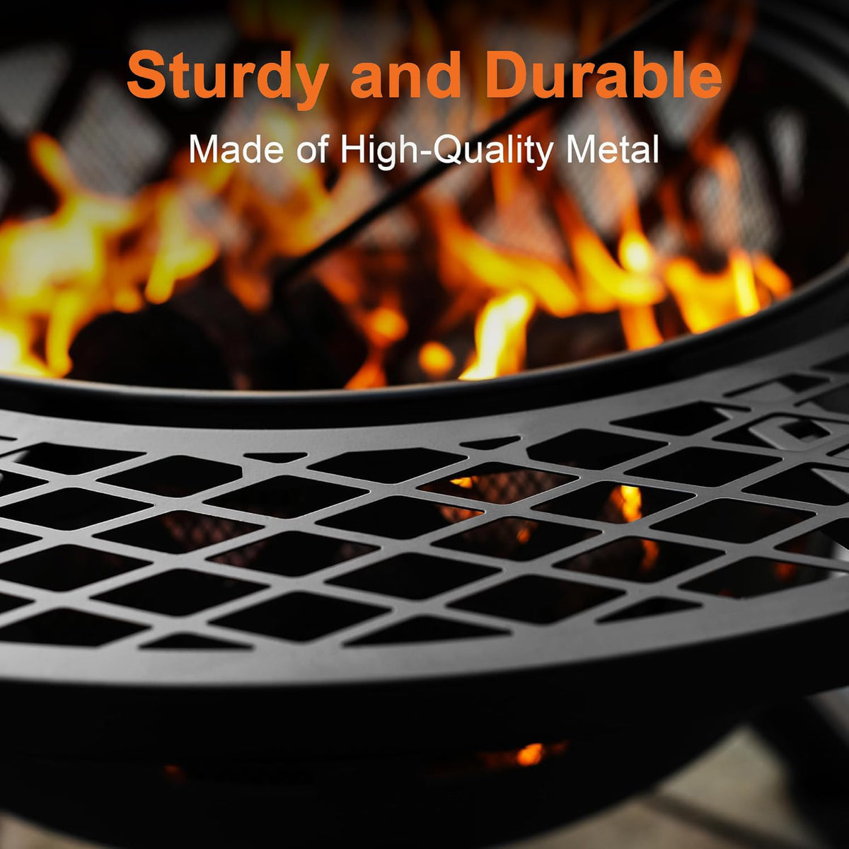 32 Inch Wood Burning Fire Pit O778072