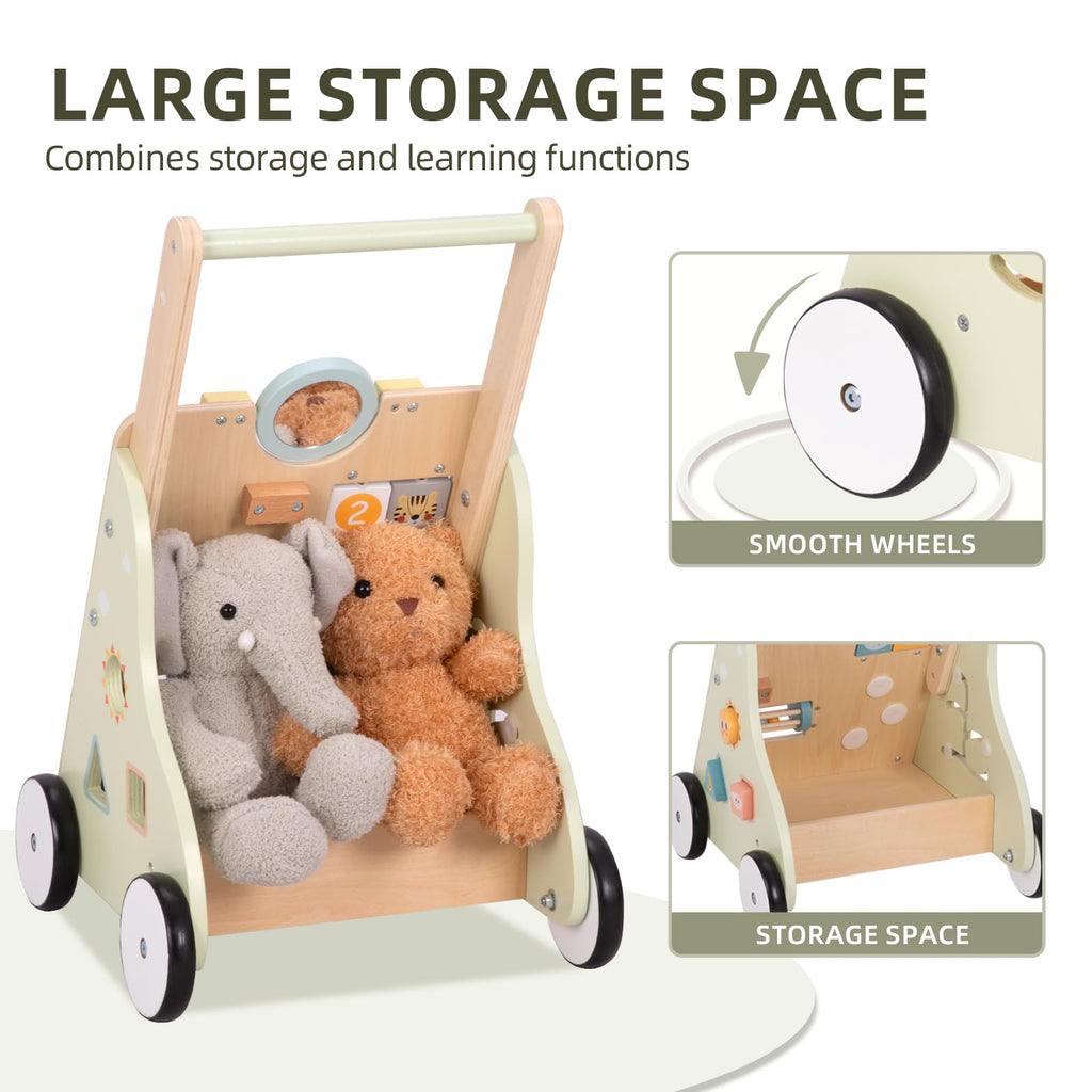 Wooden Baby Walker with Wheels Z15392