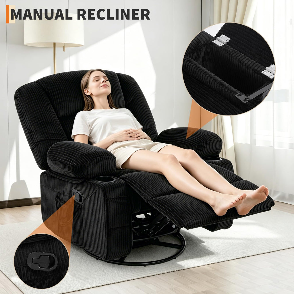 Oversized Swivel Rocker Recliner Chair Z603